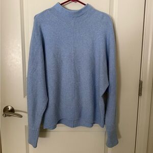 LOFT Soft Sky Blue Turtleneck Sweater